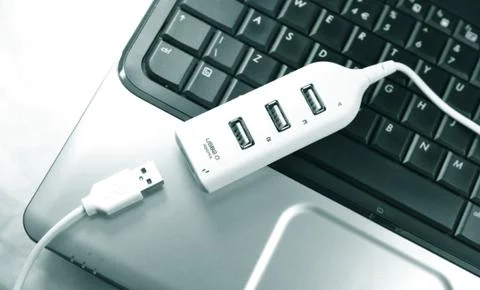 USB multiport Foto stock