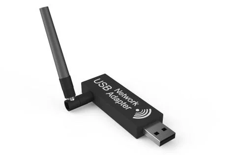 USB network adapter 6 Stock Illustration
