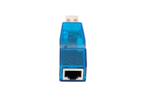 Usb network port Stock Photos