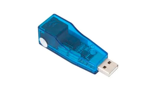 Usb network port Stock Photos