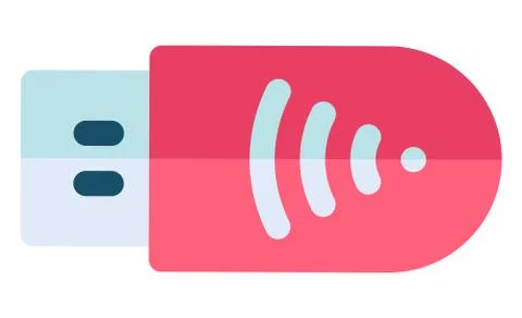 USB or Data Storage Device to Write Information イラスト素材