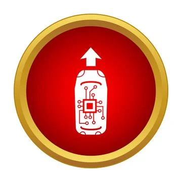 Usb pen drive uploading data to cloud icon Illustrazione stock