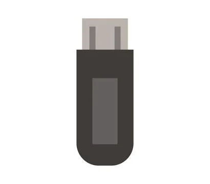 Usb pen icon illustrated in vector on white background Stock Illustration
