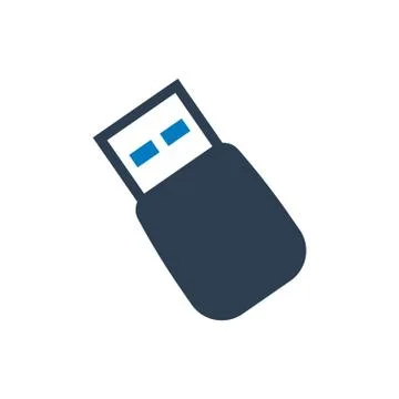 USB pendrive icon Stock Illustration