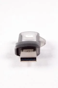 Usb pendrive on white background Stock Photos