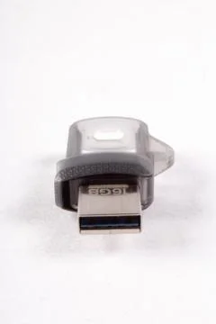 Usb pendrive on white background Stock Photos