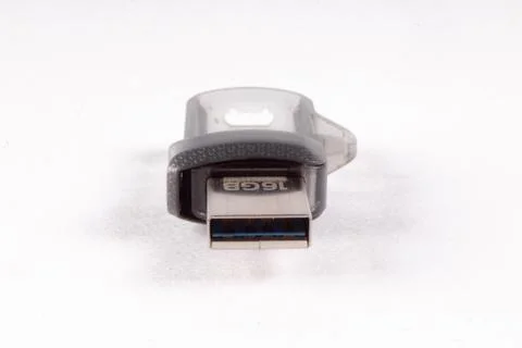 Usb pendrive on white background Stock Photos