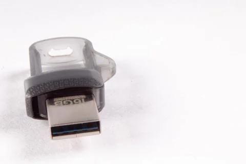 Usb pendrive on white background Stock Photos