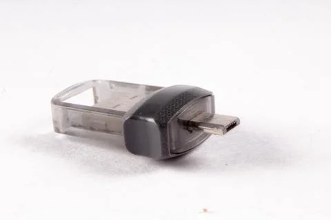 Usb pendrive on white background Stock Photos