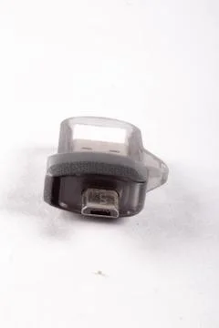 Usb pendrive on white background Stock Photos