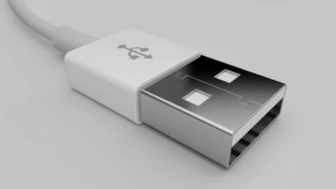 USB Plug Illustrazione stock