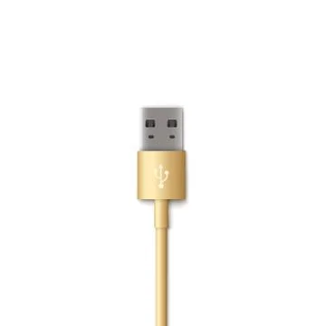 USB plug or computer connection cable 3d mockup vector illustration isolated. 스톡 일러스트