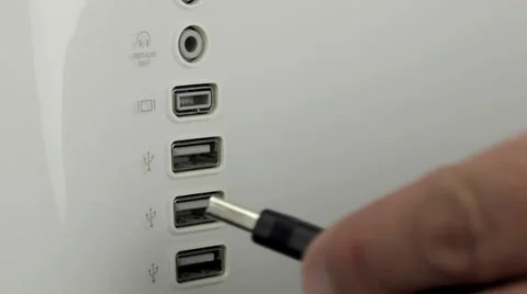 USB port Stock Footage 32782358