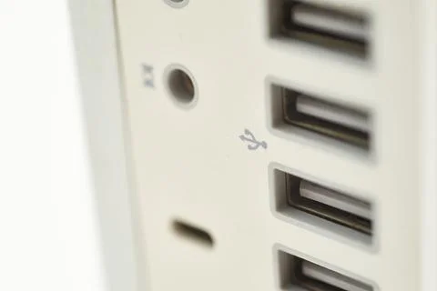 USB ports Stock Photos