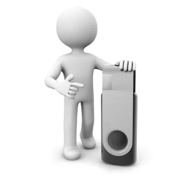 Usb render Stock Illustration