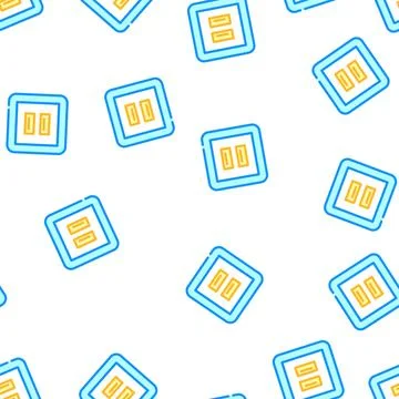 Usb socket vector seamless pattern Stock Illustration
