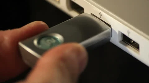 USB stick close up studio Stock Footage 24825761