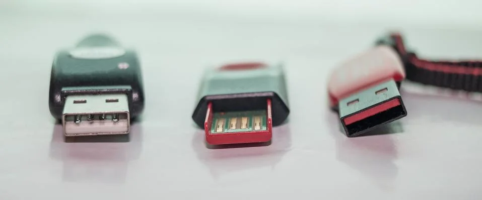 USB Stick closeup Stock Photos