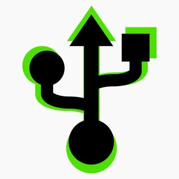 USB symbol vector icon Stock Illustration