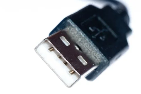 Usb tech cable with plug Stock-Fotos