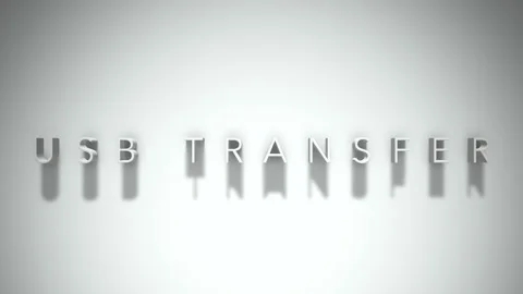 usb transfer 3D title animation with sha... | Stock Video | Pond5