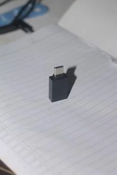 USB to Type C adapter Stock-Fotos