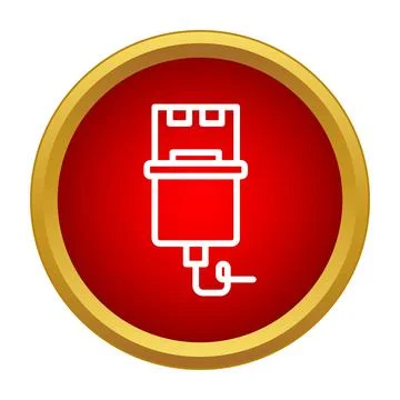 Usb type c cable connecting device data 库存插图