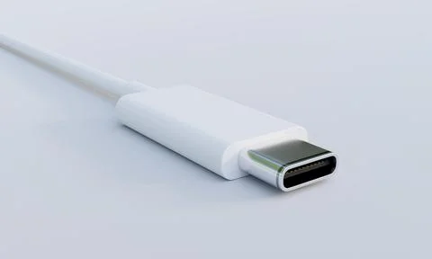 USB TYPE C CABLE Stock Illustration