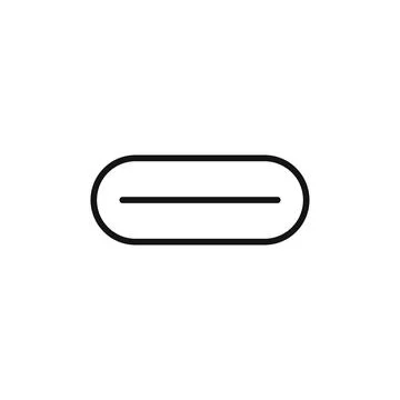 USB type c charger icon logo sign vector outline Stock Illustration