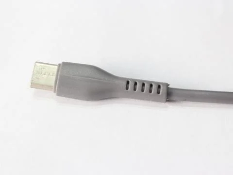 Usb type c isolated on white background Stock Photos