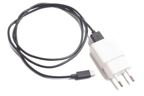 USB type C port cable Stock-Fotos