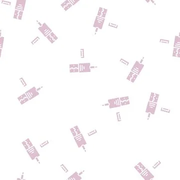 Usb type a glyph seamless pattern Stock Illustration
