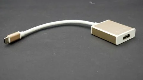 USB type to HDMI Stock Photos