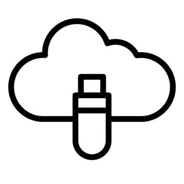 Usb Vector Icon Design Illustration Stock Illustration