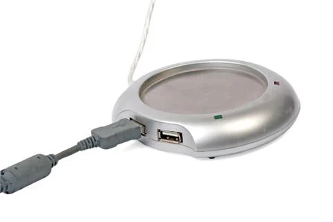 Usb warmer for cup Foto stock