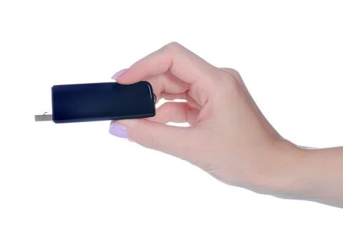 USB wi fi modem in hand Stock Photos
