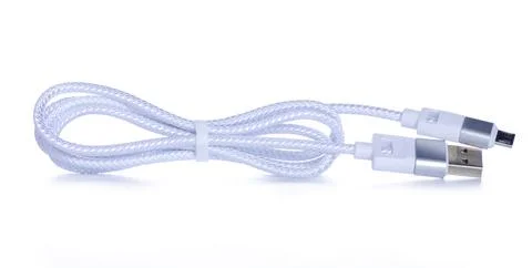 USB wire charger cable Stock Photos