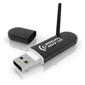 USB wireless adapter Stock Illustration
