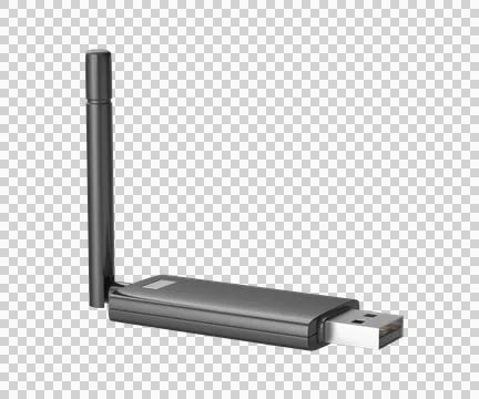 USB wireless network adapter Stock Illustration