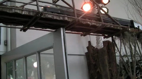 Usbg overhead train door lights 18s Video stock 597293