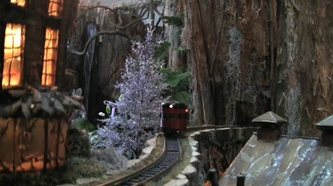 Usbg red bug train silent 5s Stock Footage 597322