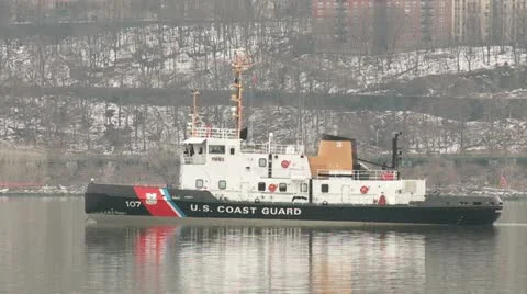 USCGC Penobscot Bay 3 Stock Footage