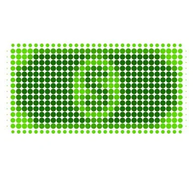 Usd Banknote Halftone Dotted Icon イラスト素材