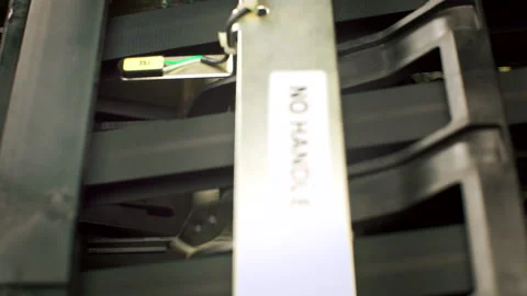 USD Banknotes are prepared inside the ATM. Money. Stock Footage 87824070