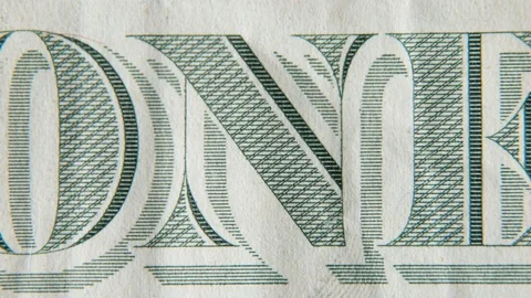 USD cash macro view. green 100 dollar cash - stop motion animation. USA fiat Video stock 128244573