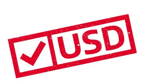 Usd rubber stamp Stock Illustration