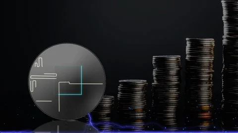 US.Digital Money Stock Footage 128879124