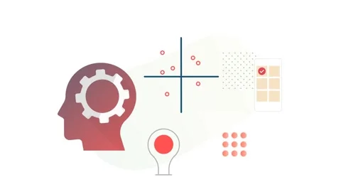 Use of AL and Machine Learning Data and Analytical Research Methods Stock Footage 274308357