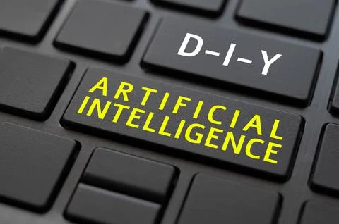 Use and diffusion of artificial intelligence. Foto stock