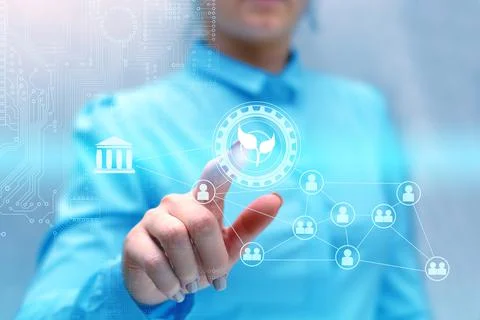 The use of artificial intelligence to analyze the risks of investing in a bus Stock Photos